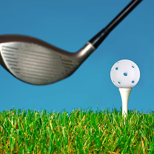 Joyberg Practice Golf Balls 24 Pack, 42mm Plastic Golf Balls, Practice Golf Balls for Backyard, Training Golf Balls for Sw...