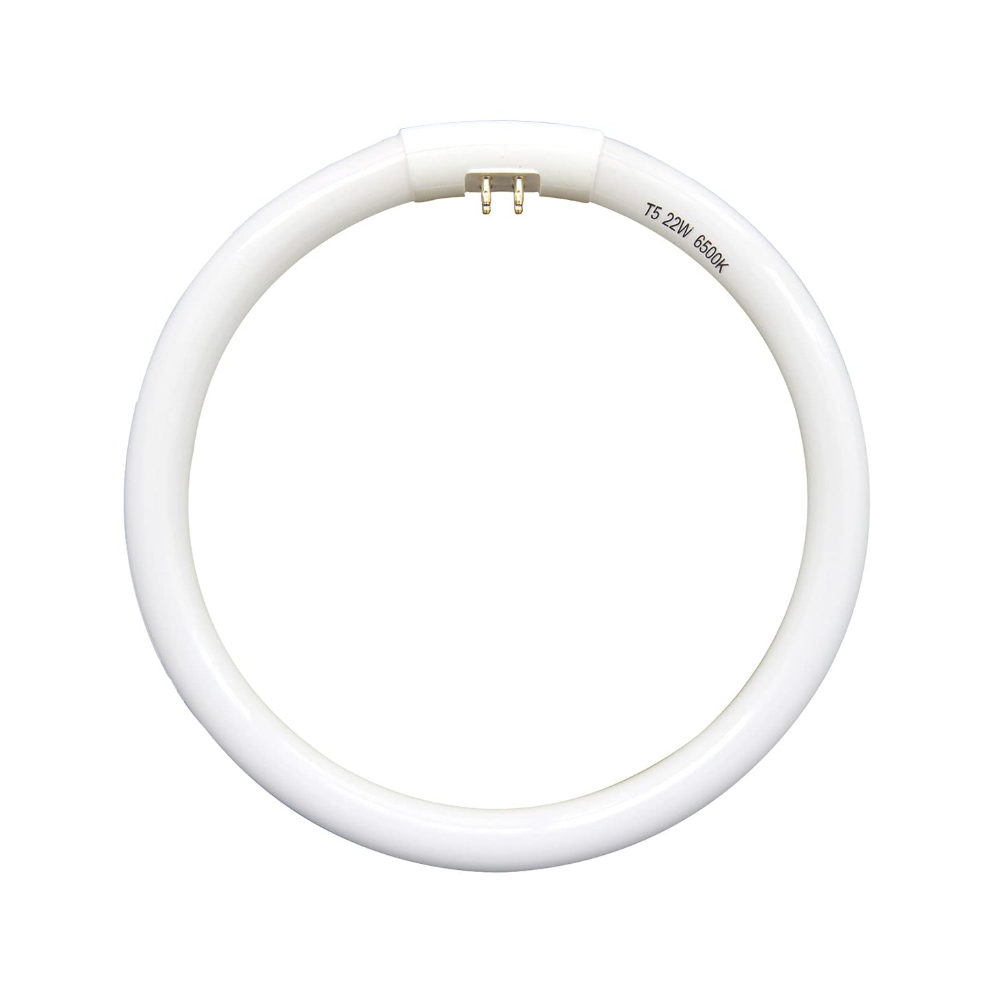 Dameiol T5 22W Circular Bulb Light Replacement for Makeup Mirrors, 7.25 inch, White, Glass