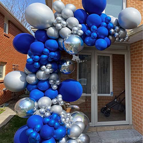 FOTIOMRG Royal Blue Balloons 12 inch, 50 Pack Royal Blue Latex Party Balloons Helium Quality for Birthday Graduation Baby ...