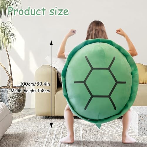 Wearable Turtle Shell Pillows,40in Tortoise Plush Pillow,Giant Wearable Turtle Shell Pillow ,Removable Oversized Doll Thro...