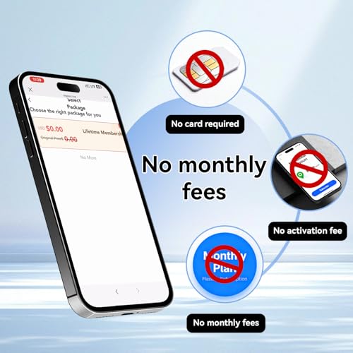 2025 GPS Tracker for Vehicles, Cars & Kids–Real-Time Tracking with Worldwide Coverage | No Monthly Fee & No SIM Needed | I...