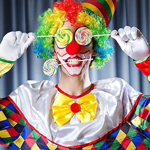 meekoo 10 Packs 10/40 Pack Red Clown Nose Red Foam Sponge Nose for Halloween Christmas Cosplay Comic Party Supplies