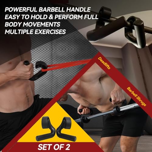 Neutral Grip Pull Up Handles 45° - Angles 90 Grips for Relieve Wrist Stress - Non-Slip Pull Up Grips - for Pull-Ups Deadli...