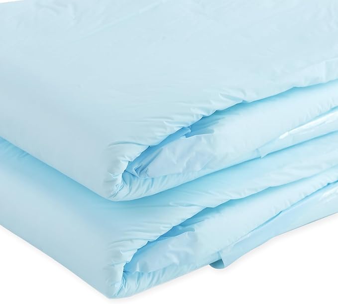 CutiePlusU Disposable Adult Diaper Heavy Absorption Dry Surface Adult Diapers All Night- Blue 10 Pieces (Medium 28"-38")