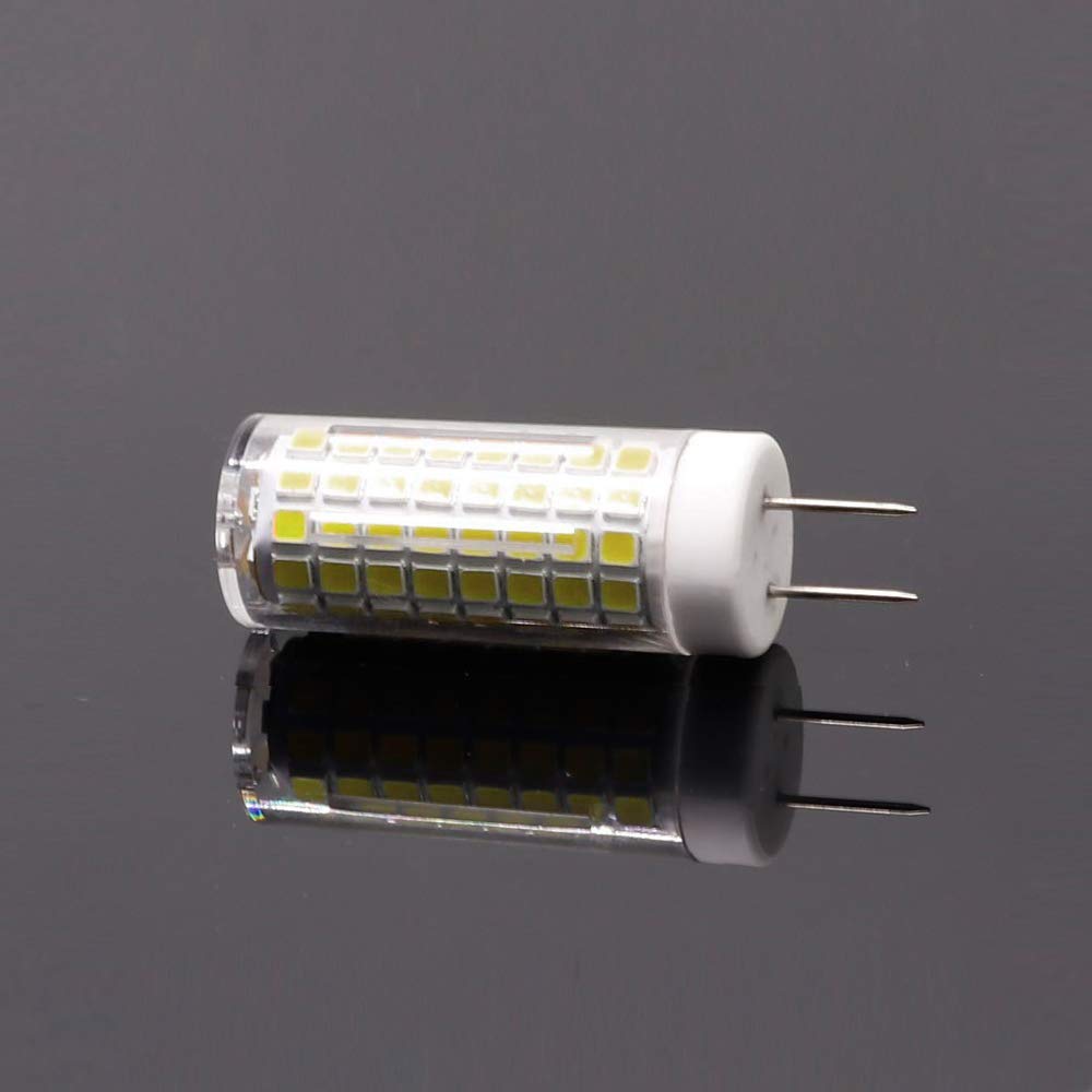 Syxkj G8 Led Bulb, 7W Dimmable Halogen Replacement, 720Lm, Daylight White, 4 Pack, Ceramic, Under Cabinet Kitchen Lighting