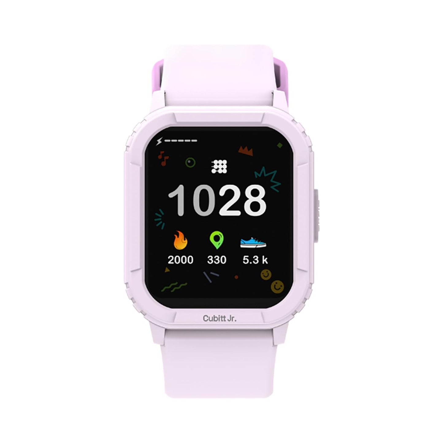Cubitt Jr Smart Watch Fitness Tracker For Kids And Teens, With Games, Step Counter, Calculator, Sleep Monitor, Heart Rate Monito