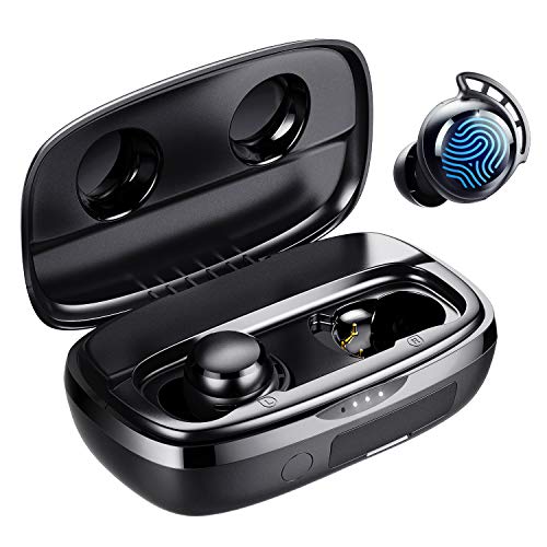 Tribit Wireless Earbuds, 110H Playtime Bluetooth 5.3 IPX8 Waterproof Touch Control True Wireless Bluetooth Earbuds with Mi...