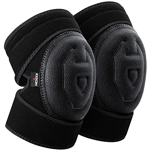 NoCry Gel Knee Pads for Men and Women with Soft Foam Cushion — Waterproof Anti-Slip Cap and Easy to Use, Adjustable Non-Sl...