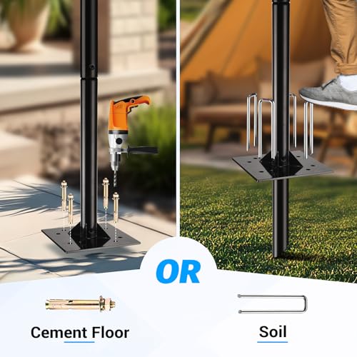 10FT Gen 3 Starlink Pole Mount, Starlink Mount with Pipe Adapter, Starlink Ground Pole Mounting Kit
