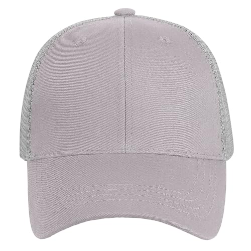 Falari Trucker Hat Baseball Cap Structured Plain Design 6 Panel, Adjustable Size