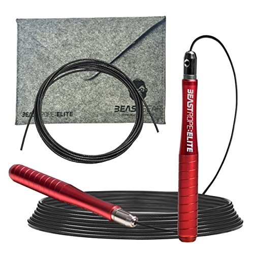 Beast Gear Jump Rope for Men and Women - Built for Speed, Premium Aluminium Jumping Rope for Advance Fitness - Boxing, MM...