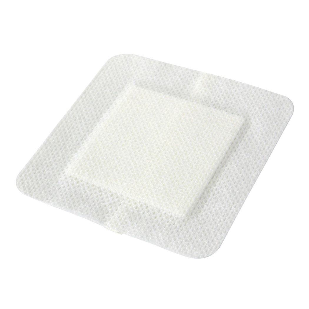 Medline Bordered Gauze, 2" x 2" Adhesive Island Wound Dressing, Sterile, 15 Count
