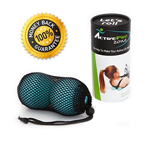 ActiveProZone Therapy Massage Ball - Instant Muscle Pain Relief. Proven Effective for Myofascial Release, Deep Tissue Pres...