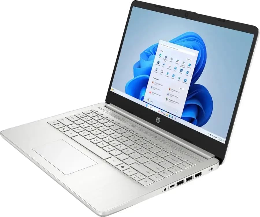 Hp 14 Student-Laptop, Intel Processor N150(Up To 3.6Ghz) 16Gb Ram 256Gb Storage(128Gb Ufc + 128Gb Ghost Manta Sd Card) Computer
