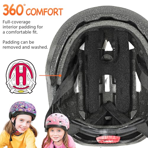 MOUNTALK Kids/Toddler Bike Helmet for Infant/Baby to Children 1/2/3/4/5/6/7/8 Years Old, Kids Helmets Ages 5-8/8-14,Skateb...