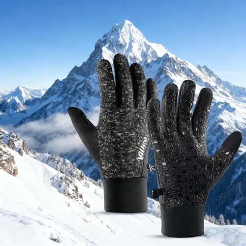 Warm Gloves for Men Women Outdoor Sports Driving Motorcycle Cycling Running Skiing Touchscreen Thermal Gloves 1 Pcs