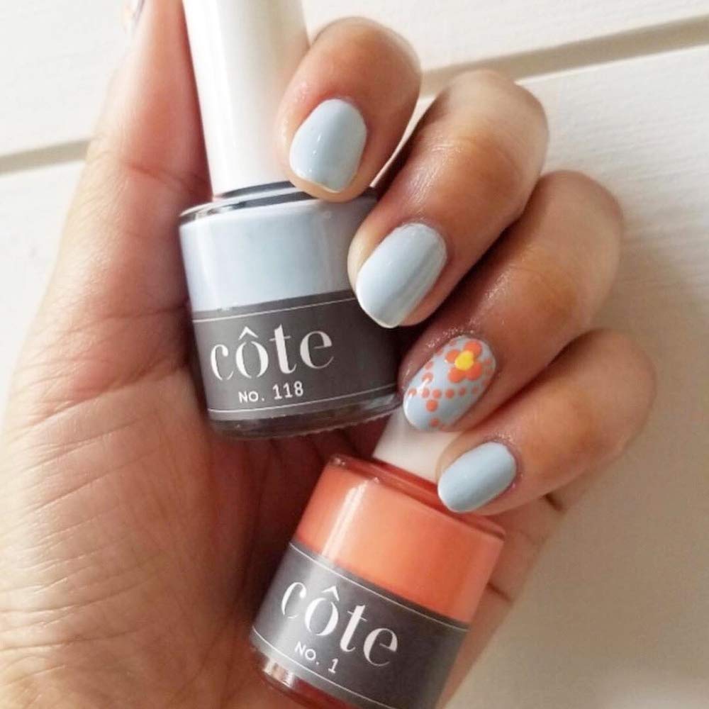 Cote Toxin Free Nail Polish (No. 118 Chalky Light Blue)