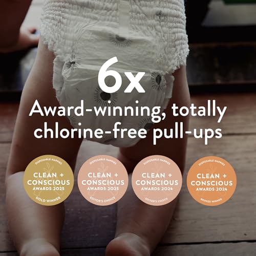 Joonya Pull-Up Pants Baby Diapers, Size 5 XL (24-37 lb) - 1 Bag of 23 - Non Toxic, Eco-Friendly, High Absorbency, Overnigh...