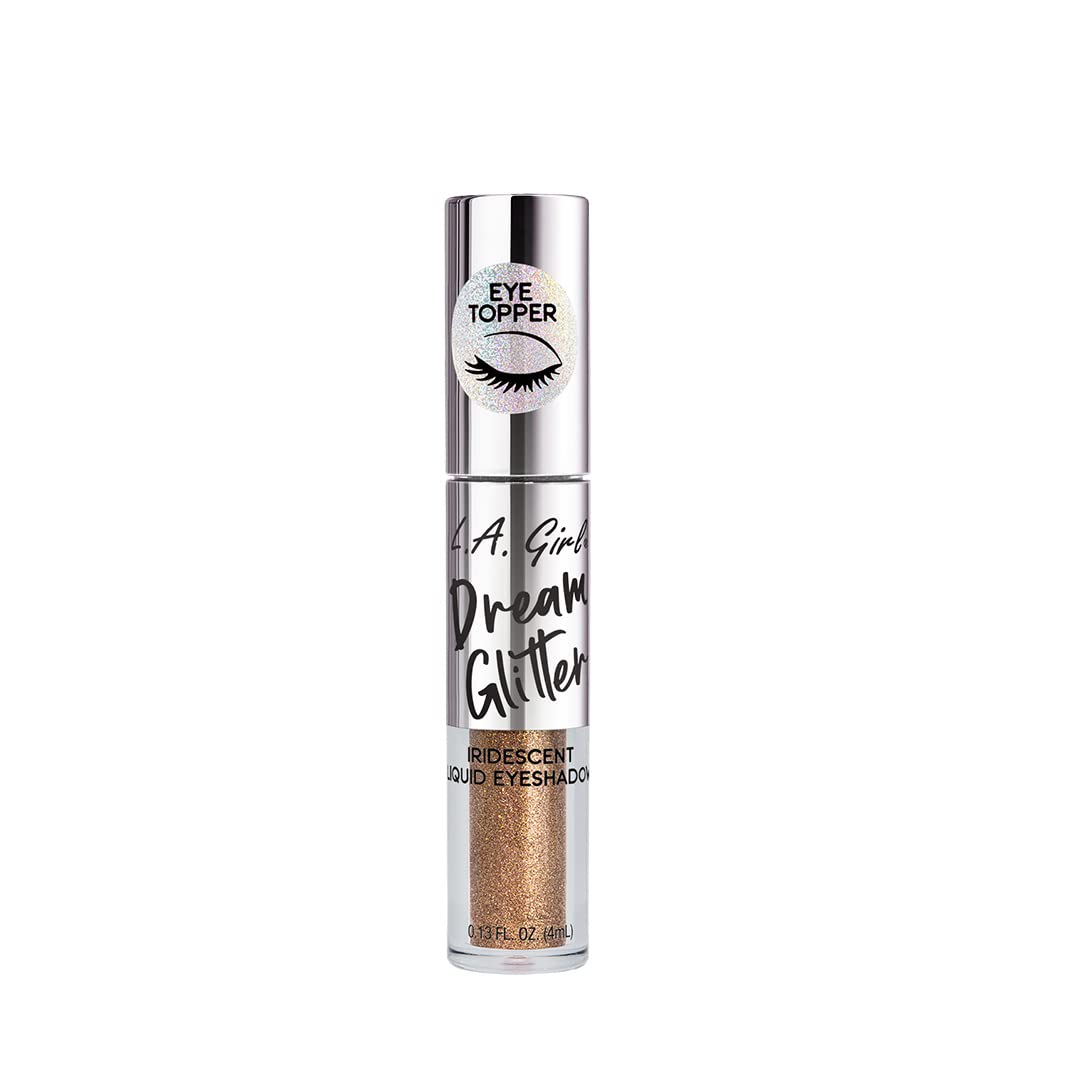 L.A. Girl Dream Glitter Liquid Eyeshadow, Golden Rays GES98