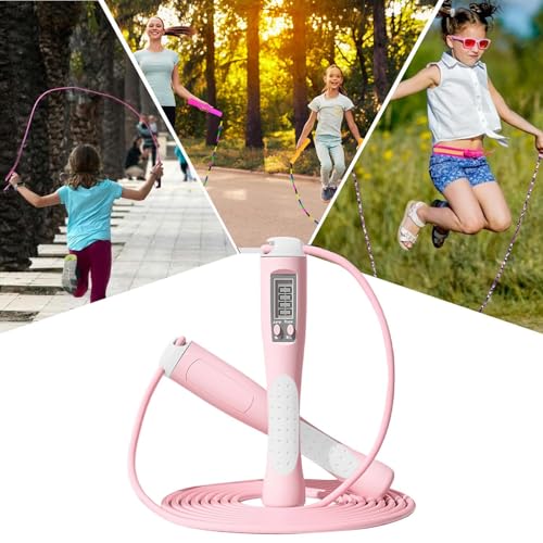 Fitness Skipping Rope - Counting Jump Rope, Speed Exercise Ropes | Adjustable Workout Equipment, Digital Training Jumper, ...