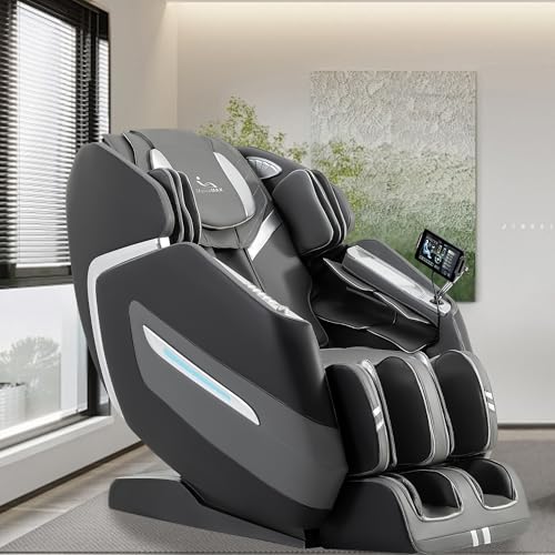 MassaMAX A580 2026 4D Massage Chair for Big & Tall People Full Body Massage Up to 6'10" & 500 lbs, Yoga Stretch, AI Voice ...