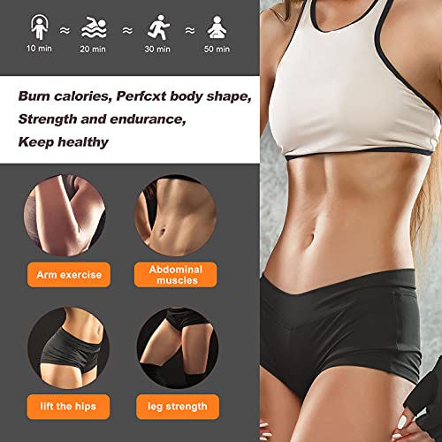 Agicogeo Cordless Jump Ropes, Bod Ropes Beachbody Mbf, Best for Fitness and Weight Loss, Ropeless Jump Rope with Weighted ...