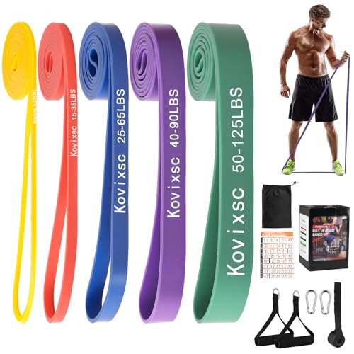 Resistance Bands for Working Out, Pull Up Assistance Bands, Exercise Workout Bands for Men & Women, Gym Bands with Door An...