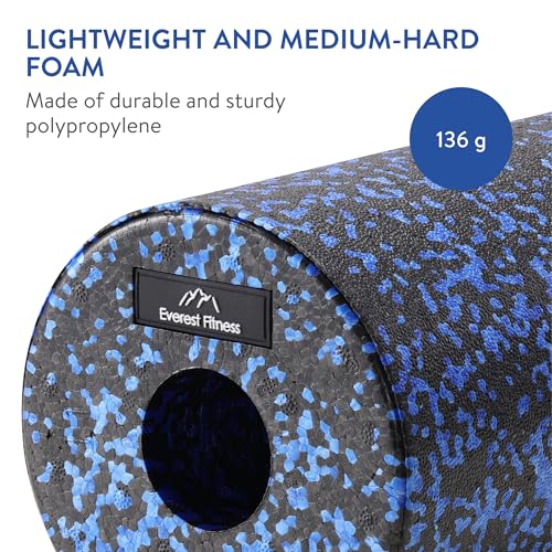 EVEREST FITNESS Foam Roller - Medium Density Level - Foam Rollers for Back Pain or Muscle Massage - Deep Tissue Massage - ...