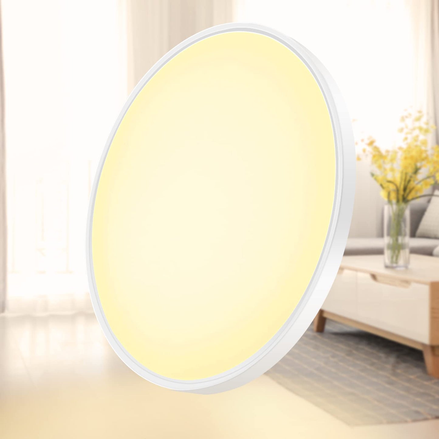 inShareplus LED Ceiling Light 32W 3800LM Flush Mount 15.7inch Warm White Model LV400