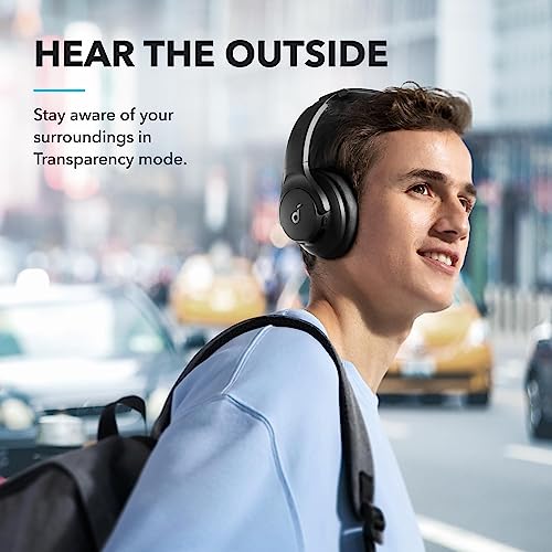 Soundcore by Anker Q20i Hybrid Active Noise Cancelling Headphones, Wireless Over-Ear Bluetooth, 40H Long ANC Playtime, Hi-...