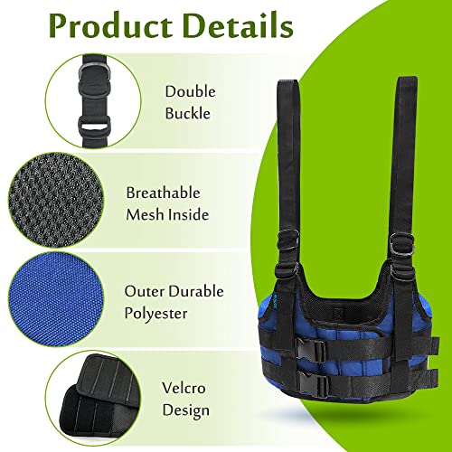 Mybow Back Stretcher Harness for Spinal Decompression, Lumbar Traction Belt & Inversion Table Alternative, Back Realignmen...