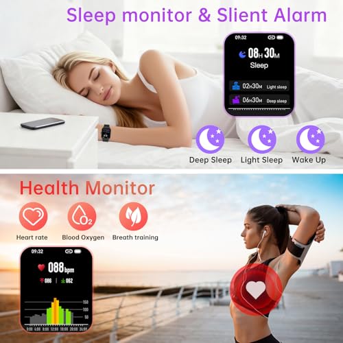 Smart Watch for Men Women Fitness: Running Make Answer Call Digital Mens Watches Waterproof Smartwatch for Android Phone i...