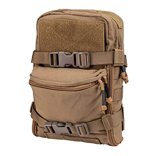 IDOGEAR Mini Tactical MOLLE Hydration Pack Water Reservoir Bag Outdoor Water Bladder Carrier Pack for Tactical Vest Backpack