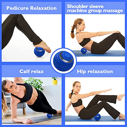 Wolady Vibrating Massage Ball 4-Speed High-Intensity Fitness Yoga Massage Roller, Relieving Muscle Tension Pain & Pressure...