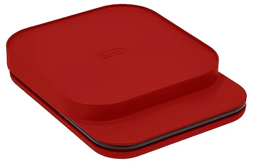 Rosti Mensura Kitchen Scale Accurate Measurements Made Effortless - Experience Precision Cooking with Battery - Powered Convenience - Requires 3 AAA Batteries for Reliable Performance (Red)