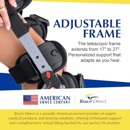 Brace Direct Breg T Scope Premier Post Op Knee Brace Adjustable ROM for ACL MCL PCL Injury Recovery L1833 L1832 (Thighs Up...