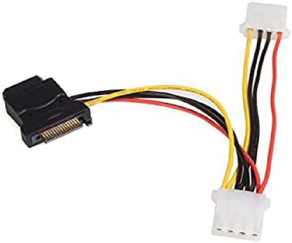 Startech Lp4 To Sata 15Pin Pwr Adptr F/M W2Addlp4