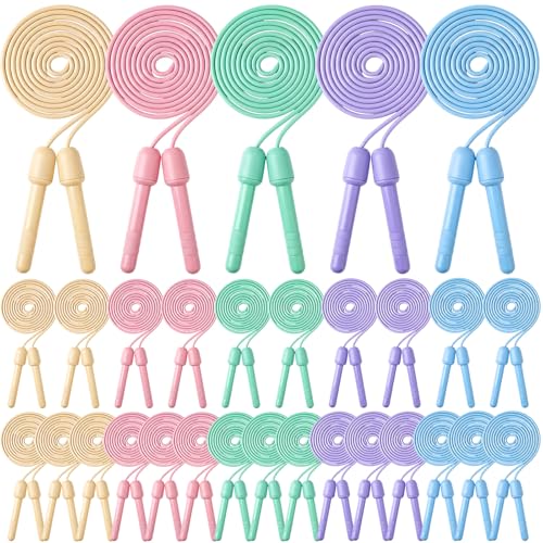 Aoriher Jump Rope 8.2 Feet Adjustable Fitness Skipping Jump Rope with Plastic Handles for Outdoor Exercise Sport Party Equ...
