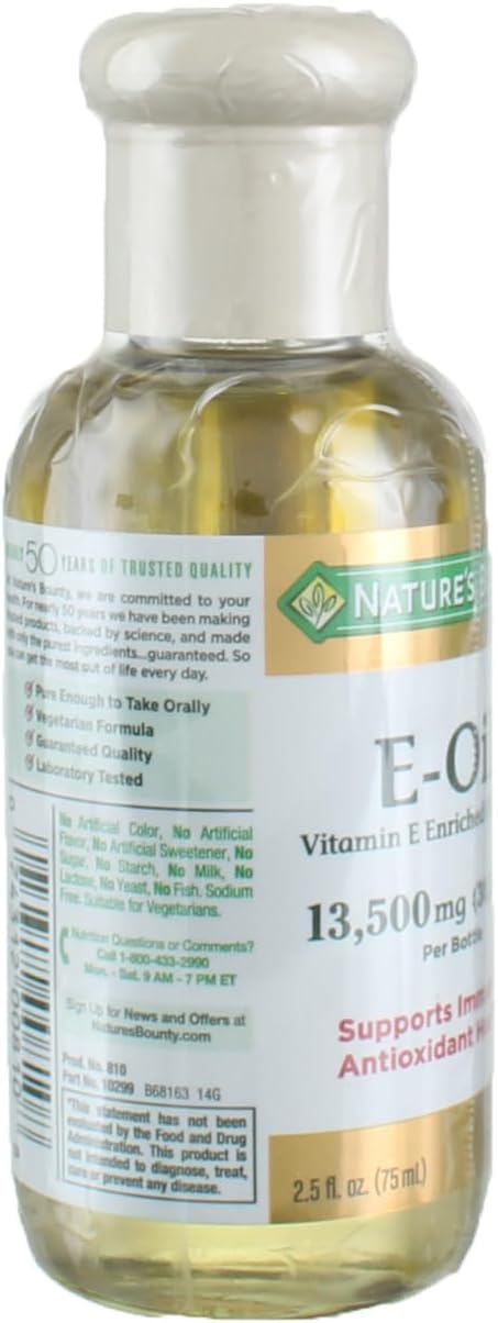 Nature's Bounty Vitamin E-Oil 30,000 IU (Topical or Oral), 2.5 Ounces (3)