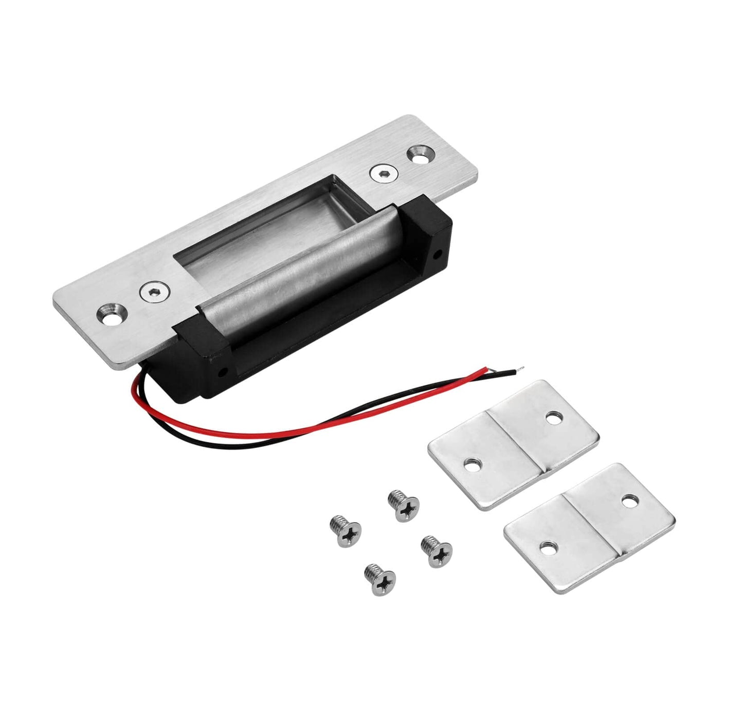 Electric Door Strike Lock ANSI Standard Heavy Duty 12V DC Fail-Secure or Fail-Safe Adjustable for Access Control Cylindrical Locksets