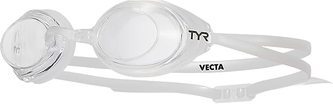 TYR Vecta Racing Swim Goggles - Adult Swimming Goggles for Men and Women - Anti-Fog, UVA/UVB Protection, Watertight