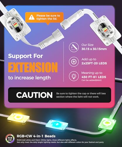 POOFZY Permanent Outdoor Lights for House,200ft RGB+IC Smart Outdoor Decor, 50 Scene Modes,App/Remote Control,for Christma...