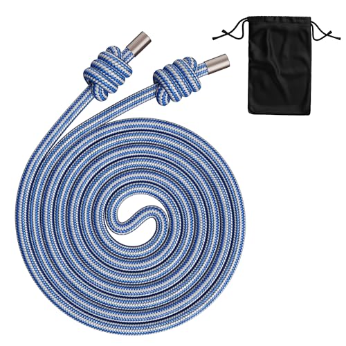 Flow Rope Exercise Jump Rope – 1.5lb Weighted Flow Jump Rope for Cardio, Boxing, HIIT & Upper Body Fitness – Adjustable Do...