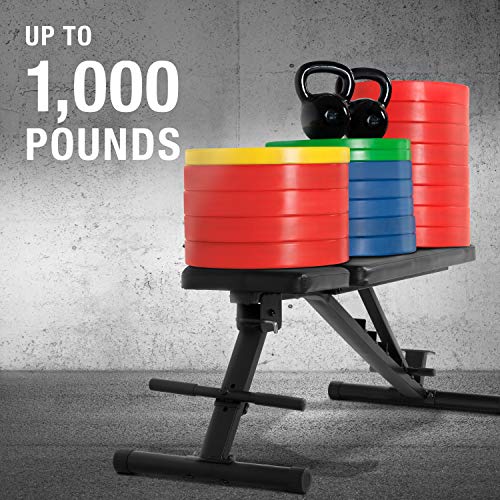 CAP Barbell 150-Pound Dumbbell Set, 24-Inch White Rack & Adjustable Bench Bundle