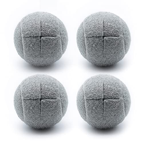 Magicorange 4 PCS Precut Walker Tennis Balls for Furniture Legs and Floor Protection, Heavy Duty Long Lasting Felt Pad Gli...