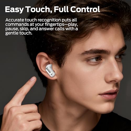 Monster N-Lite 217 Wireless Earbuds, Immersive Stereo Sound, Bluetooth 6.0 in-Ear Headphones, Built-in Smart Noise Cancell...