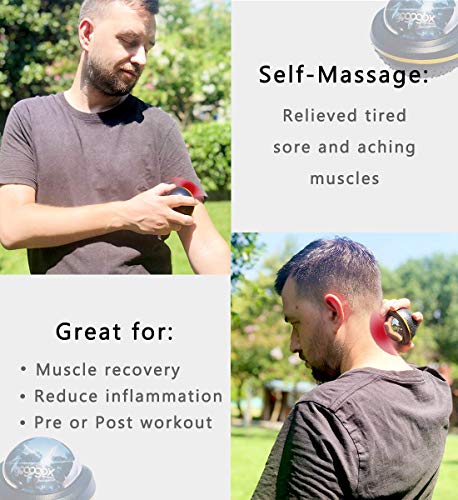 Cryosphere Cryo Ball Cold Massage Roller Ball, 60mm Ice Roller for Sore Muscle Relief - Plantar Fasciitis Deep Tissue Mass...