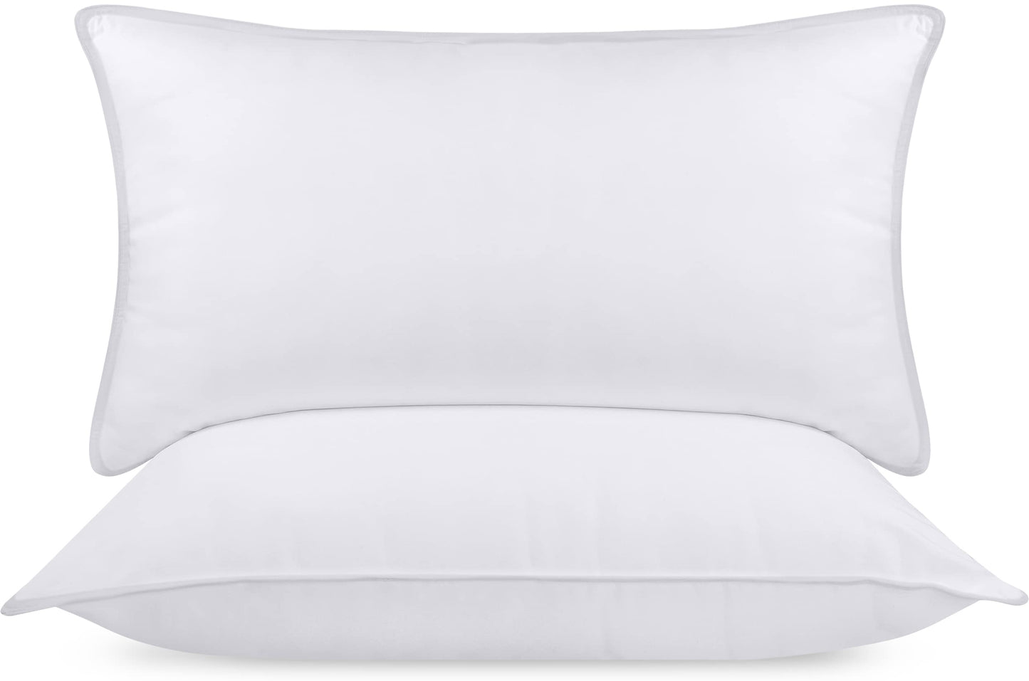 Utopia Bedding Bed Pillows for Sleeping (White), Queen Size, Set of 2, Hotel Pillow, Cooling Pillows for Side, Back or Stomach Sleepers