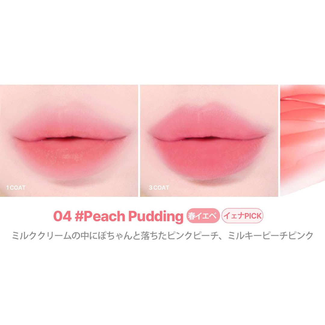 lilybyred Sweet Liar Milky Tint Mixtape Edition 4g - Moisturizing Hydro Matte Lip Tint with Soft Milky Finish (04 Peach Pudding,