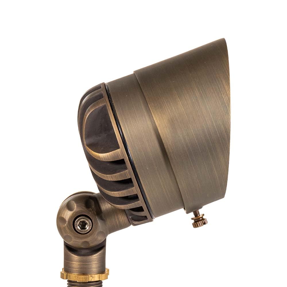 VOLT RGBW Integrated LED Brass Spotlight with Remote Control, Color Changing, Bronze